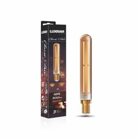 703391763  Classic Deco LED 185mm Tubular Line E14 Dimmable 4W 1800K 300lm